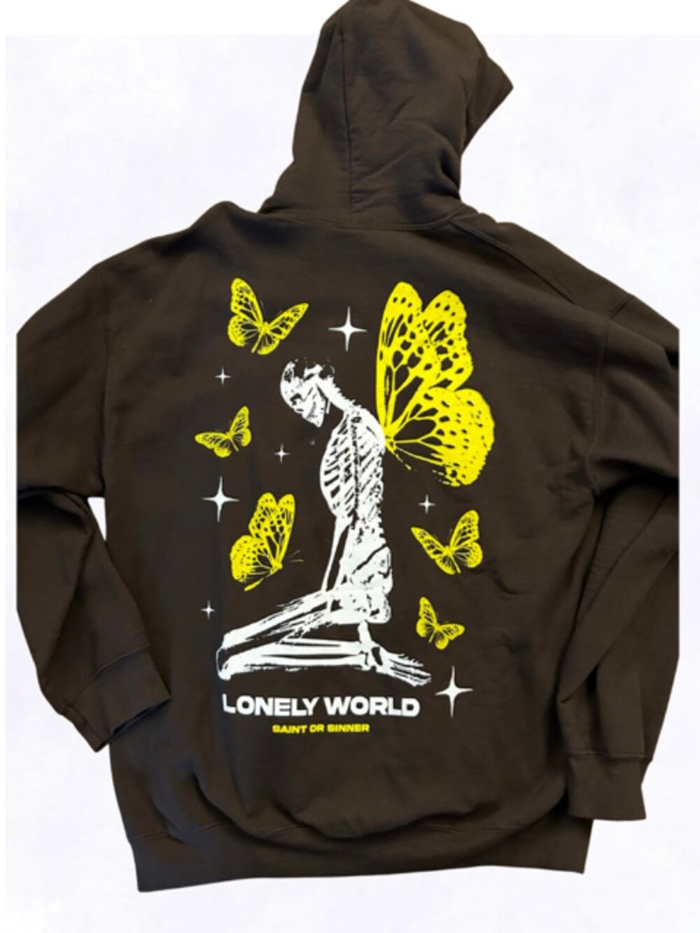 Saint Sinner Skeleton Butterfly Hoodie